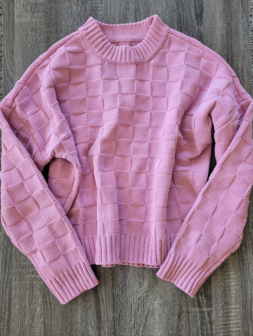 NWT Abercrombie & Fitch Textured Knit Crewneck Sweater